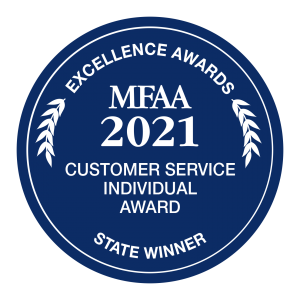 2021 MFAA Excellence Awards — Customer Service Individual Award state winner