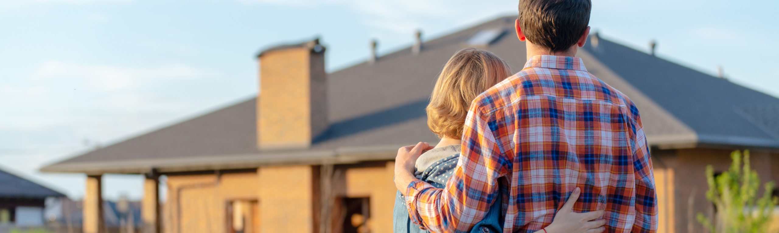 A couple looking at a home